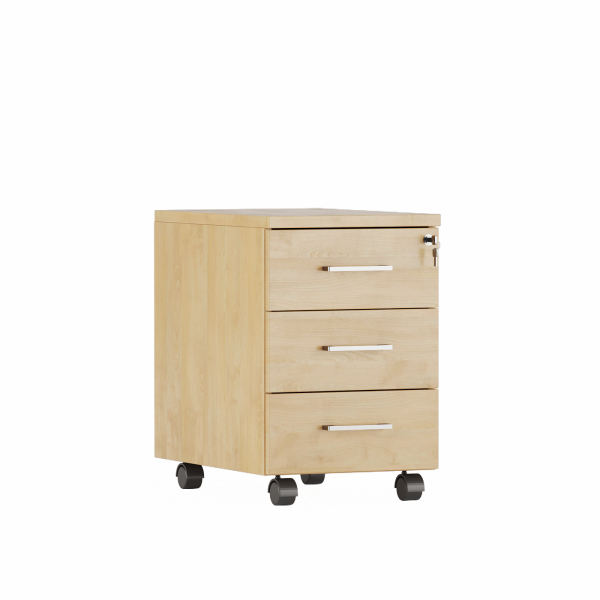 Тумба мобильная 3 ящика 400Х450Х607
